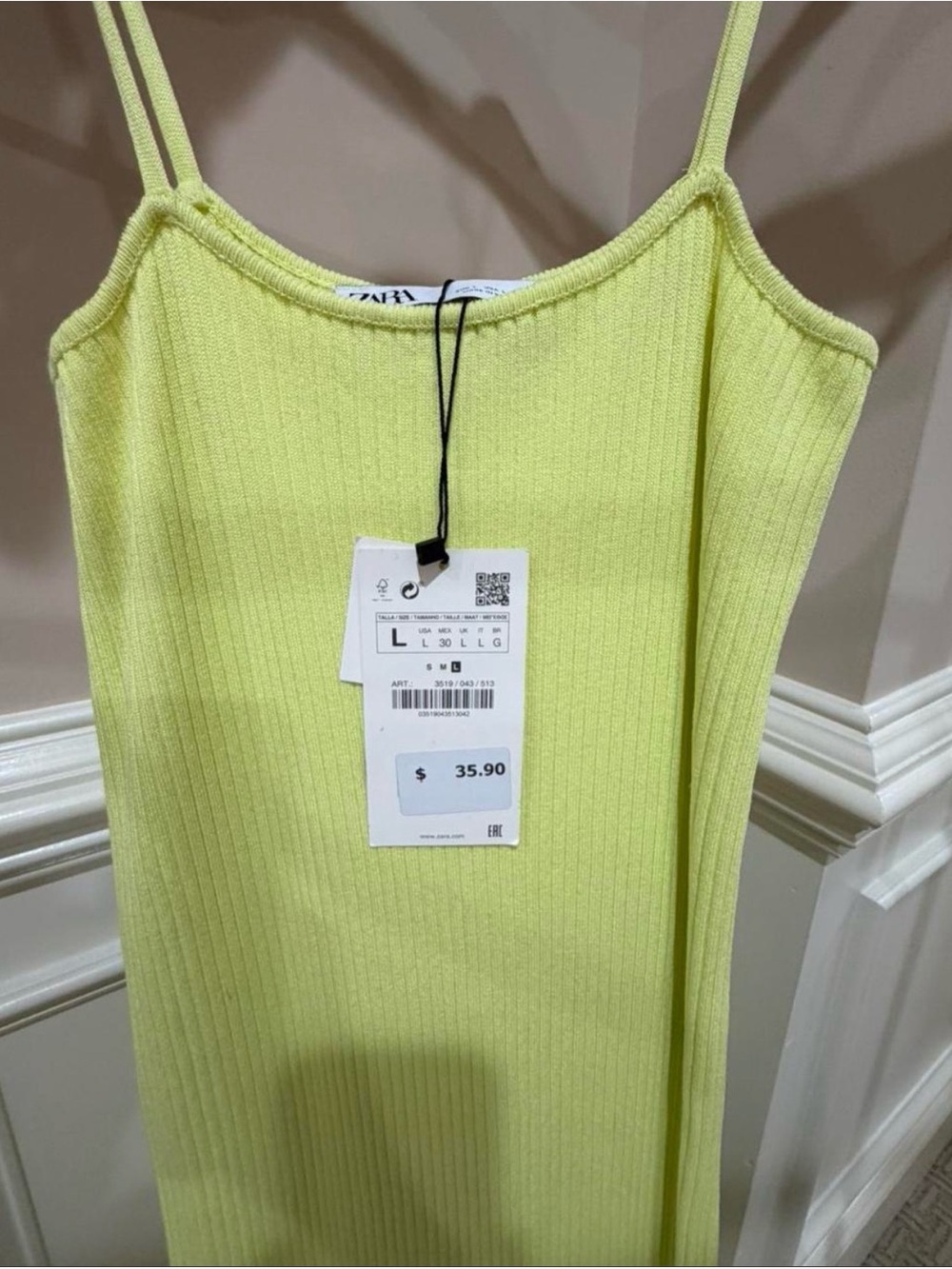 💕ZARA Ribbed Dress - Picture 2 of 3